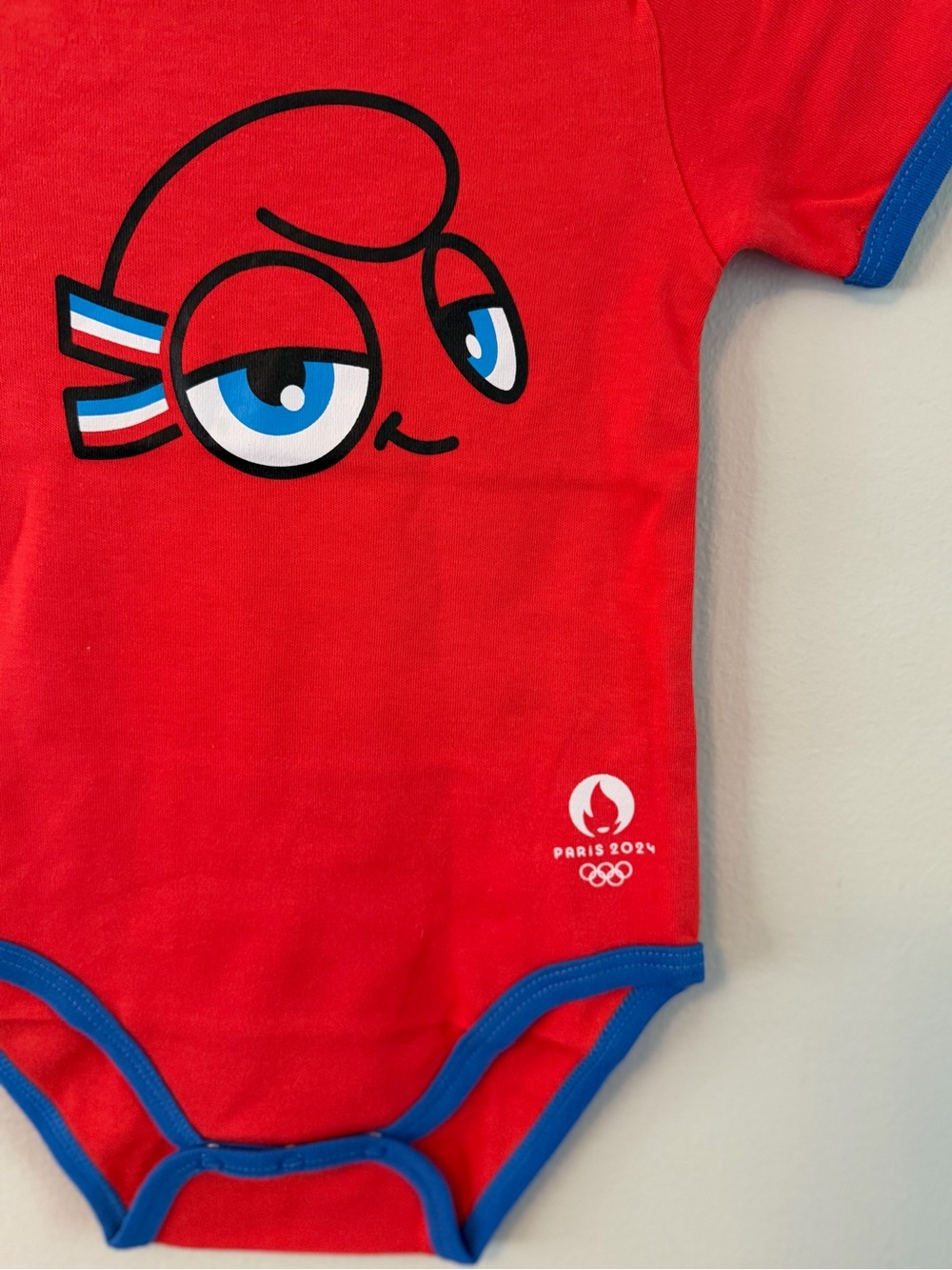 Olympics Paris 2024 Red Baby Onesie - Picture 2 of 4